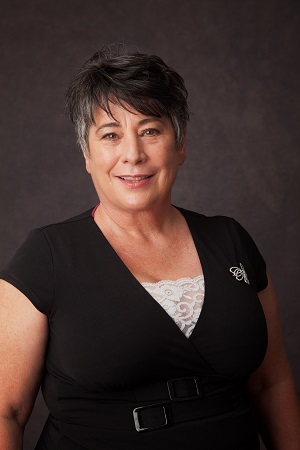 Female Speech Provider smiling